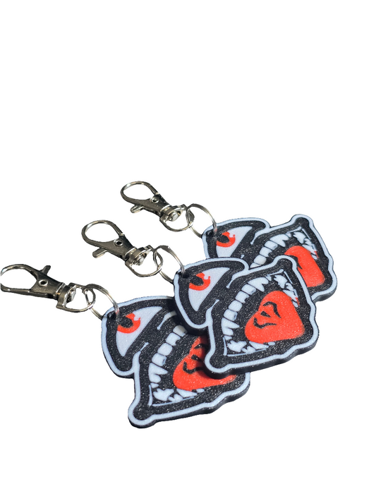 Eye X Tounge Keychain